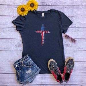 Women’s Patriotic Christian T-shirt